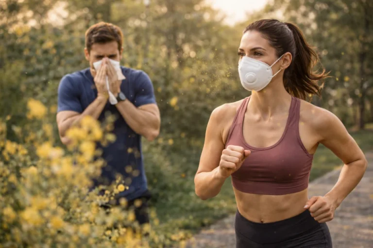 Faire du sport avec allergie au pollen