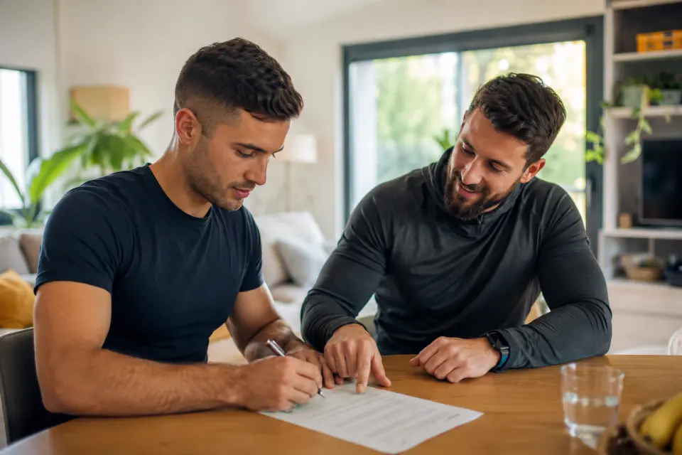 Première séance avec un coach sportif à domicile : le bilan de départ